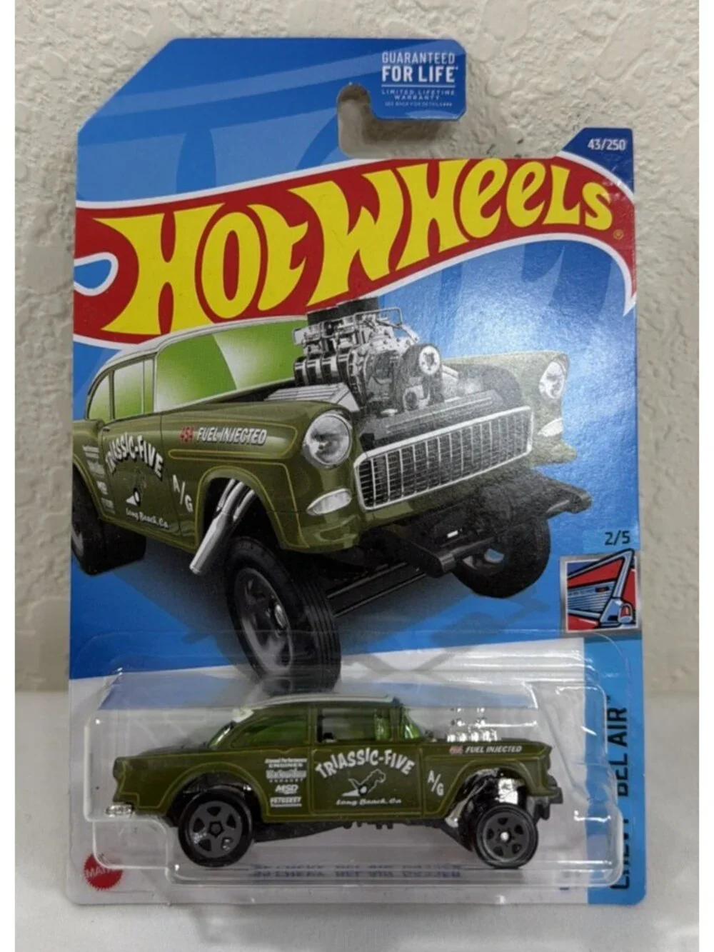 Hot Wheels HW Gassers '55 Chevy Bel Air Gasser Green 1:64 Diecast P38
